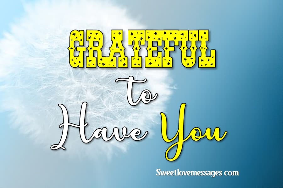 2020 Heartfelt Grateful to Have You Quotes for Him or Her - Sweet Love ...