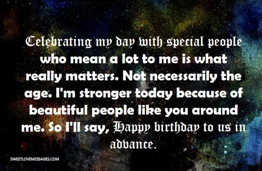 Celebrating my day with special people 
