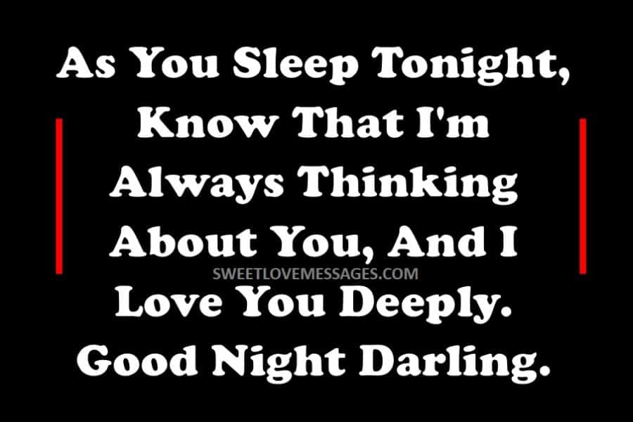Romantic Goodnight Messages for Him