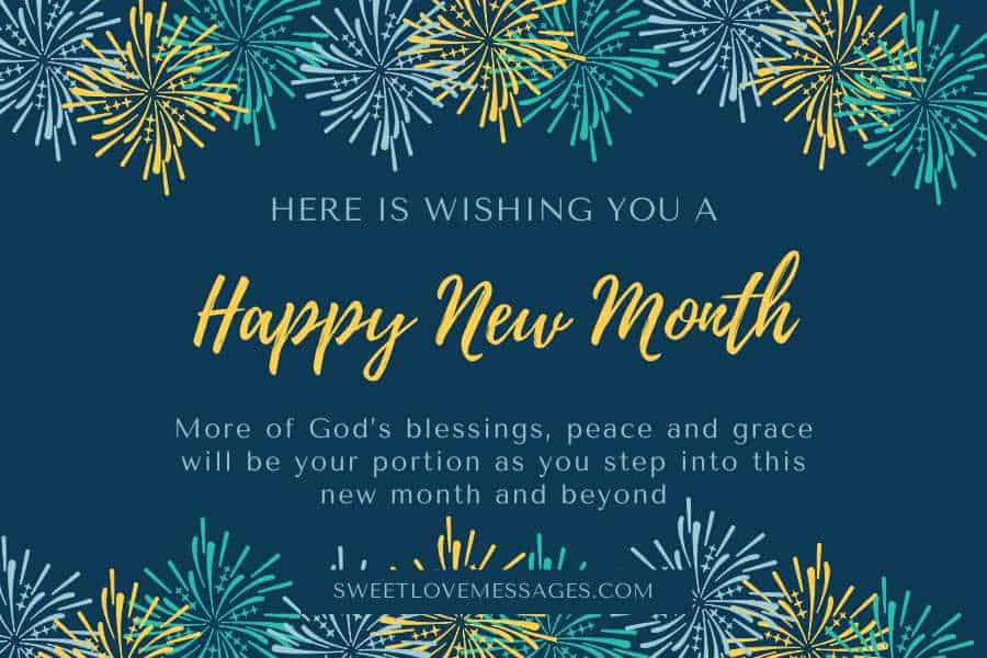 Happy New Month Sms Messages