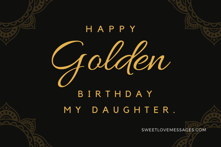 Happy 50th Birthday Wishes for Daughter 2