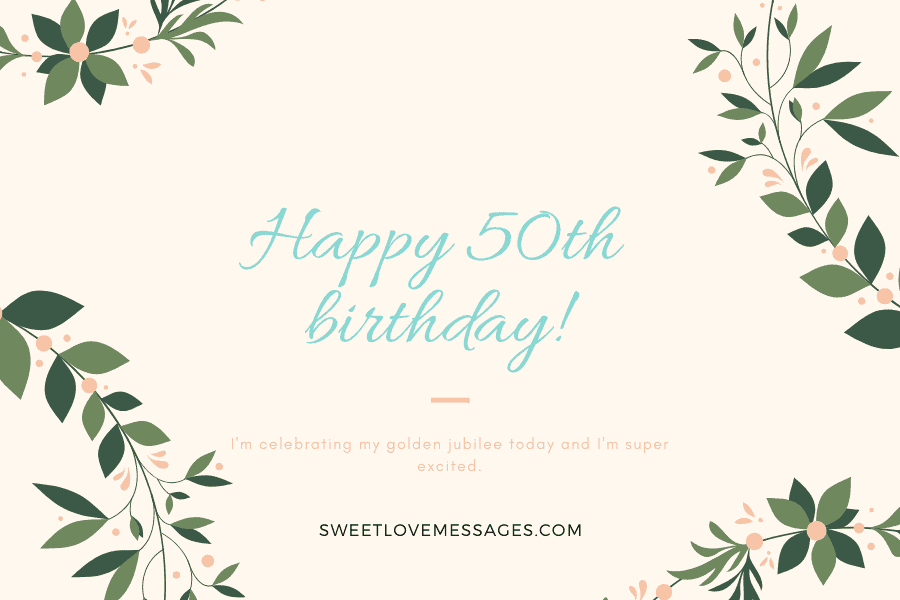 Happy 50th Birthday to Myself 2