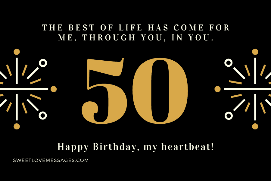 Happy 50th Birthday wishes for Wife 4